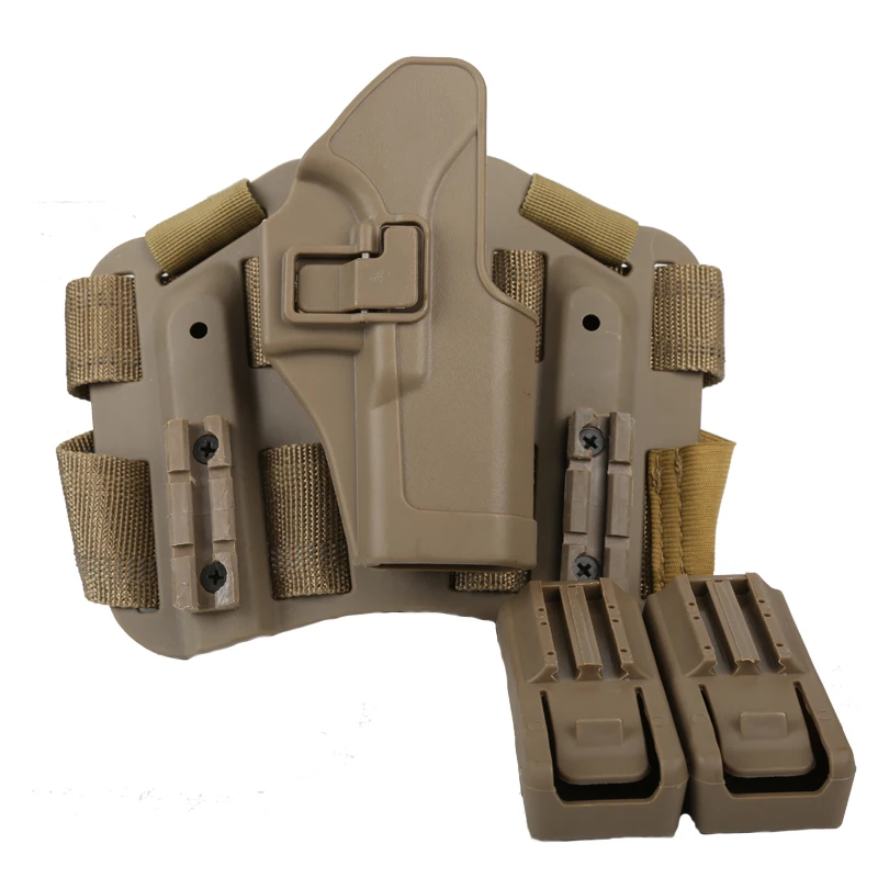 

Tactical Gear Glock Pistol Case Quick Drop Leg Thigh Holster Right Hand Glock 17 19 22 23 31 32 Gun Case Hunting Holster