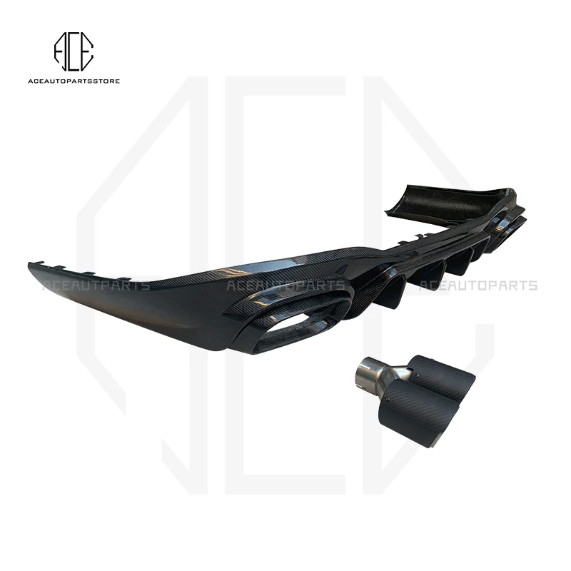 Задний бампер из настоящего углеродного волокна диффузор для Mercedes Benz AMG GT50 GT53 G43 B