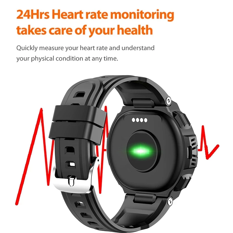 

LIGE New Smart Watch Men Sport Fitness Bluetooth Call Multifunction Music Control Alarm Clock Reminder Smartwatch For Phone+Box