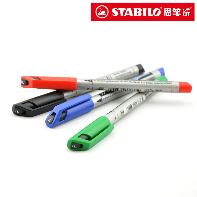 

4pcs/lot Germany Stabilo 156 Paint Marker Pen Painting Waterproof Durable Writing fluently clearly Sign Pen