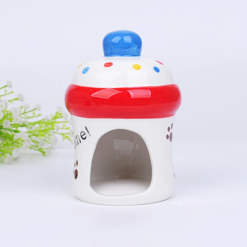 Домик для маленьких домашних животных керамический домик милая очаровательная