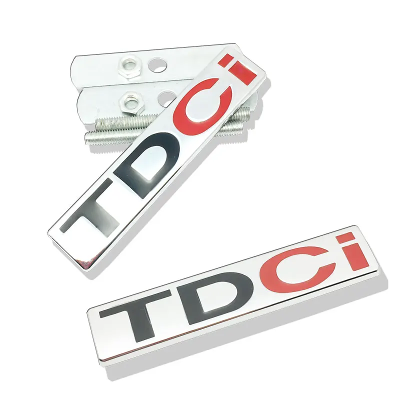 3D Металлическая Автомобильная наклейка TDCI эмблема автомобильный хвост передний