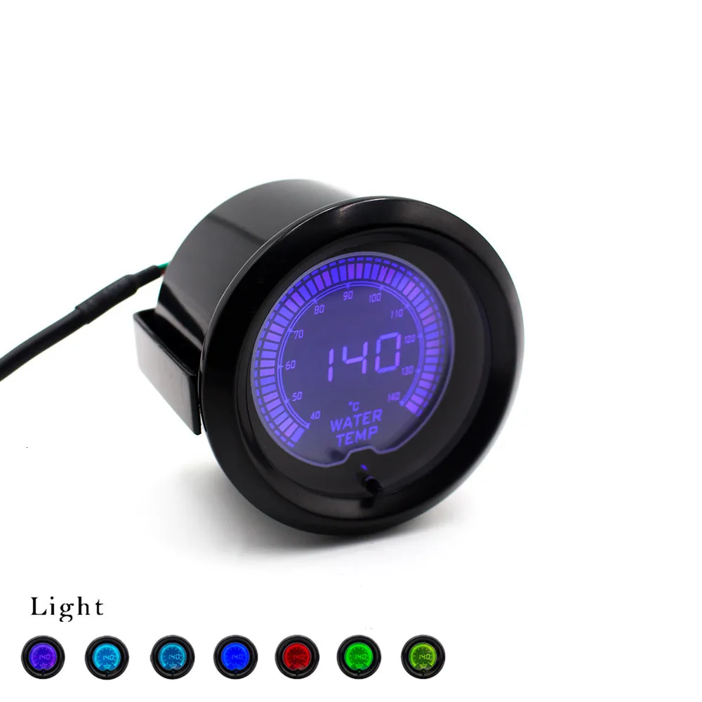 CNSPEED "52 мм EVO 7 цветов lcd 40-140 градусов Цельсия измеритель температуры воды с датчиком c100111