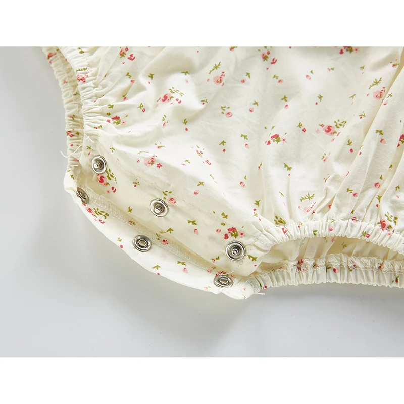 

New Girls Romper Baby Clothes Spring Autumn Long Sleeve Floral Baby Girl Rompers And Hat Baby Jumpsuit Baby Clothes