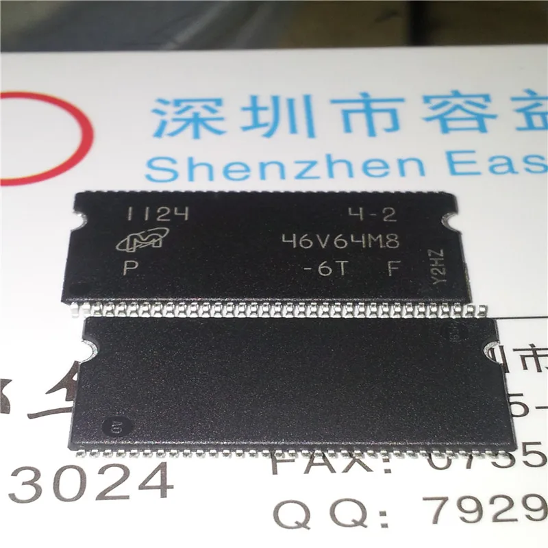 Новые 10 шт./лот MT46V64M8P-6TIT 46V64M8 46V64M8-6T F TSSOP-66 IC памяти для автомагнитолы Ремонт