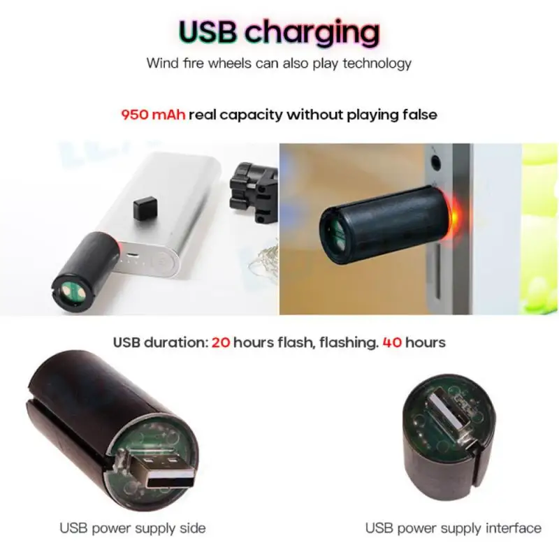 

Bike Light LED USB Rechargeable 6 Colors Waterproof Bicycle Wheel Spokes Lights Cycling Rim Wheel Flash Spoke Bicycle Lights