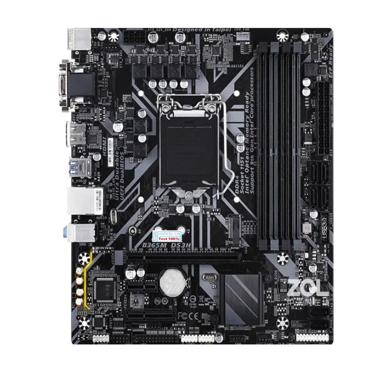 Для Gigabyte GA-B365 HD3 B365 компьютера USB3.0 M.2 Nvme SSD материнская плата LGA 1151 DDR4 B365M настольная