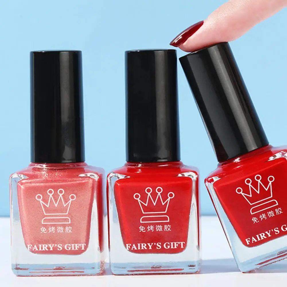 

Fashion 15ml Non-irritating Soak Off Nail Varnish Portable Nail Varnish Baking-free Home Use