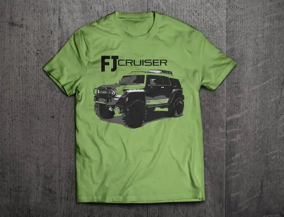 Модные новые футболки летние модные мужские FJ Cruiser рубашки внедорожные Jeep hair Life