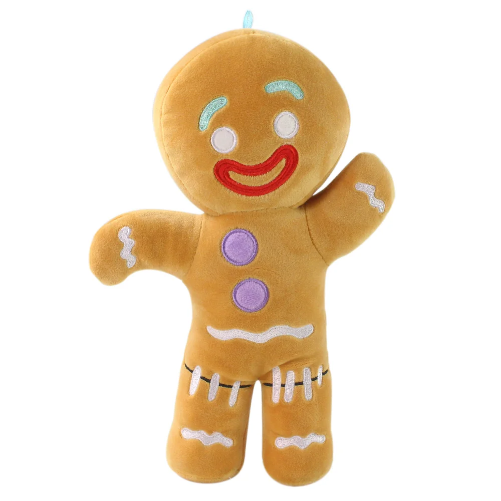 30см пряничный человечек мультфильм Кавай Плюшевая игрушка Для подарка на Рождество и день рождения для детей девочек.