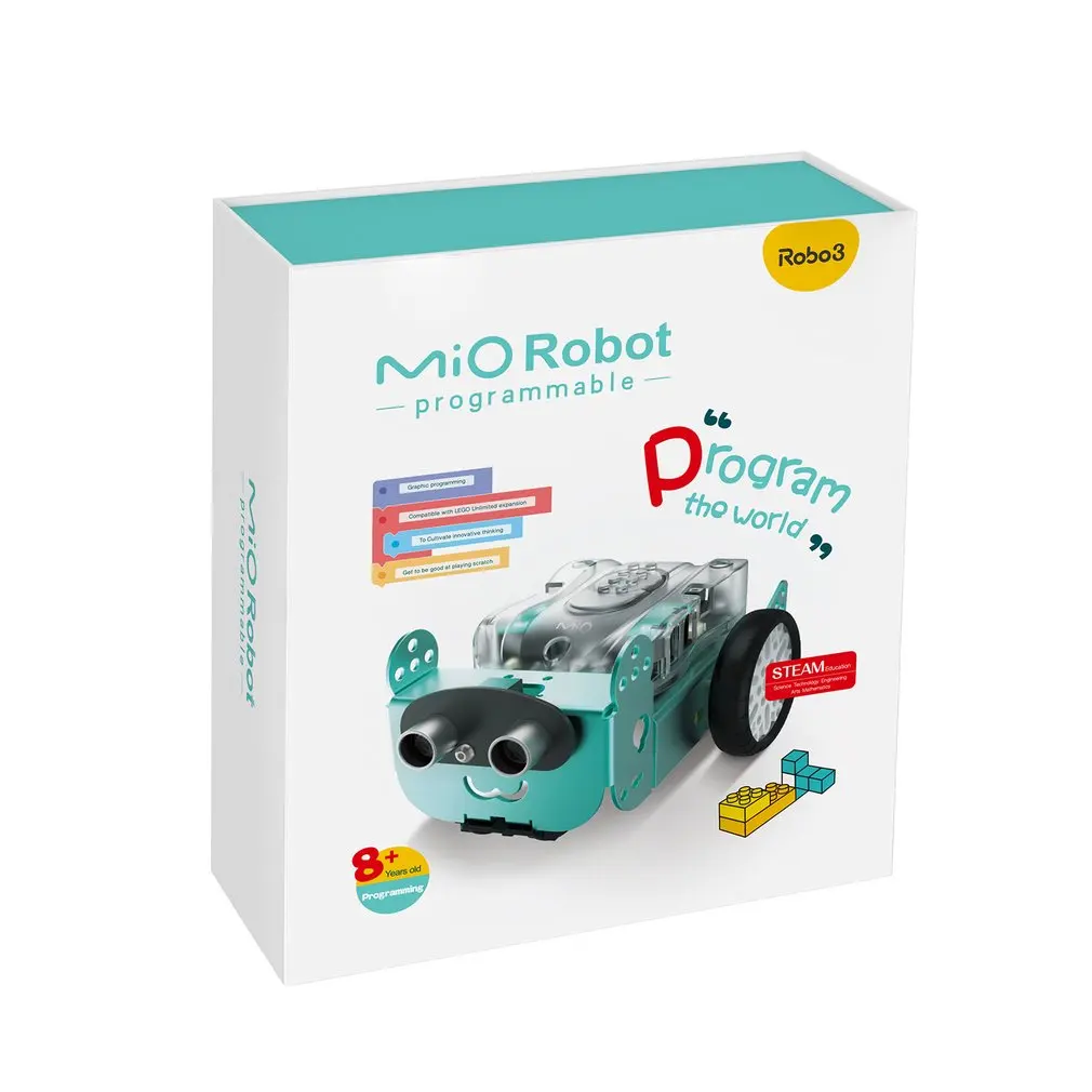 Robo3 MIO паровой RC робот игрушки Bluetooth Mbot приложение Программирование царапин UNO доска роботизированное дистанционное управление робот обучающая игрушка подарок