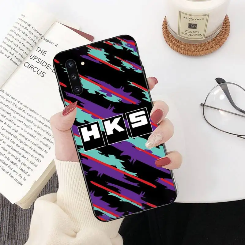 Чехол для телефона CUTEWANAN HKS с логотипом Samsung Galaxy J7 J8 J6 Plus 2018 Prime Note 7 8 9 10 pro | Мобильные