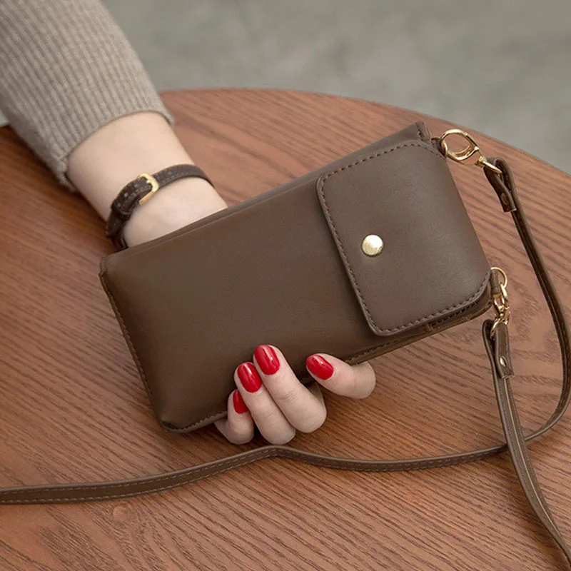 2020 сумка через плечо для сотового телефона многофункциональная женская из