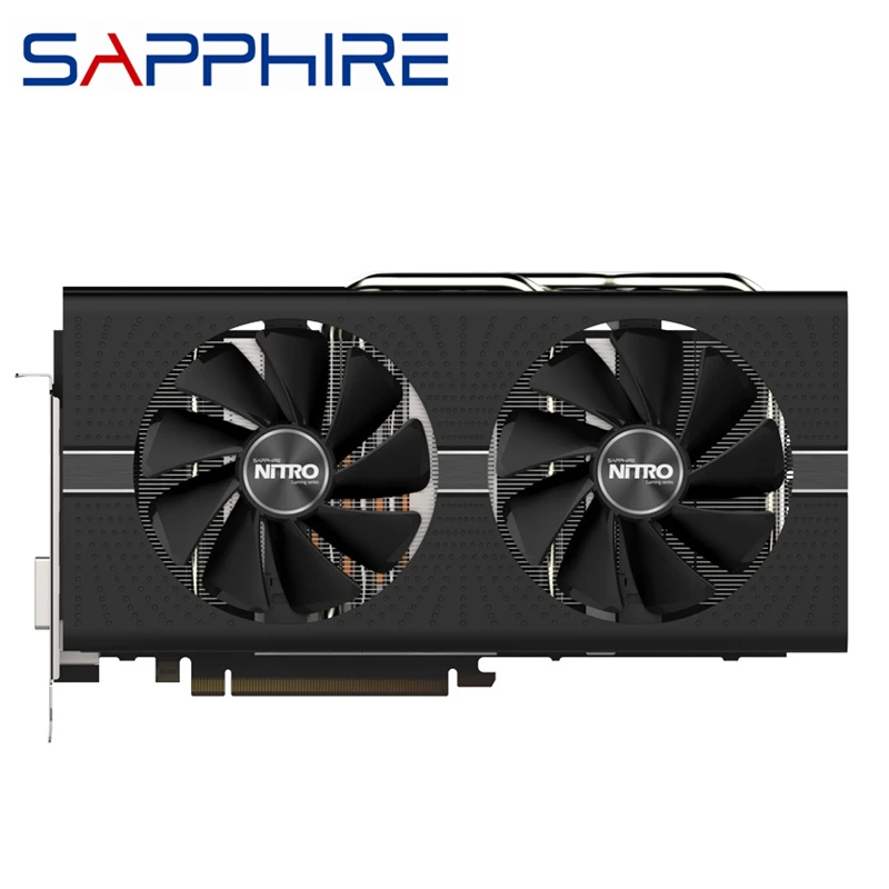 Видеокарта SAPPHIRE Nitro + RX 580 8 Гб PlusHash 30mh/s видеокарта Radeon RX580 AMD карта компьютерных игр