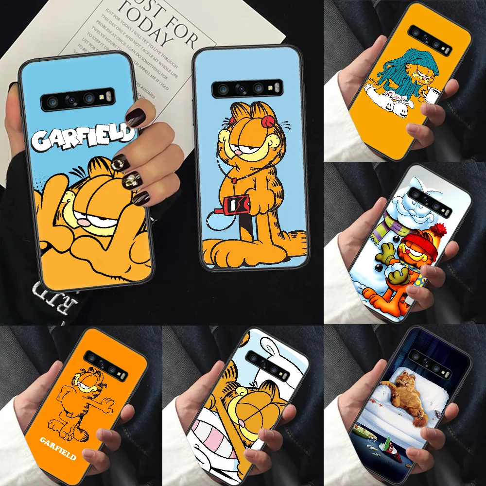 Мультфильм чехол для телефона с изображением Гарфилда Сань Син Galaxy Note S 6 7 8 9 10 E 20
