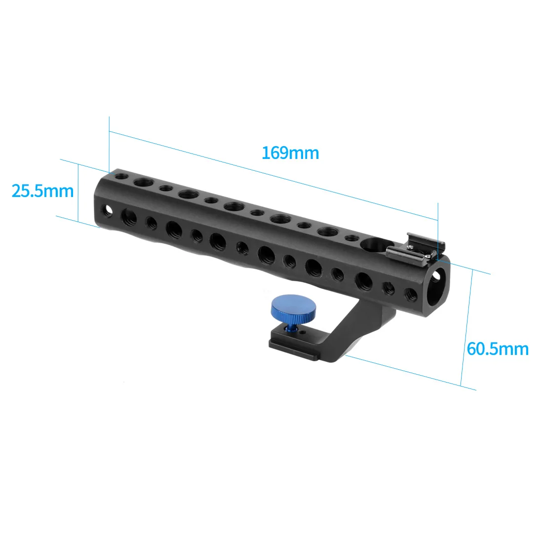 БЫСТРОРАЗЪЕМНАЯ Верхняя ручка 28 мм с горячим башмаком 1/4 &quot3/8&quot для DSLR камеры штатив низким углом sony A6500 GH5 G85