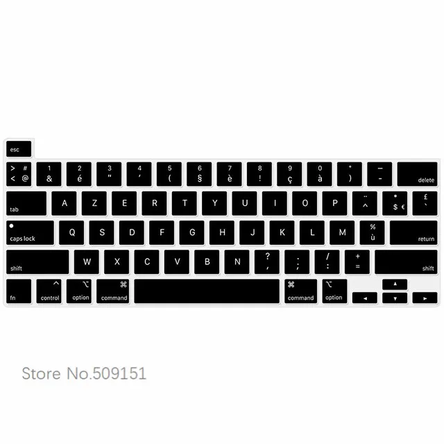 Чехол для клавиатуры с французской раскладкой защита кожи версия США MacBook Pro 13
