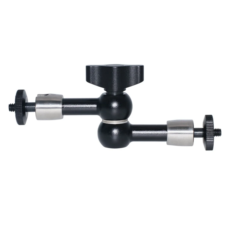 

Stainless Steel 7-Inch Multi-Function Magic Arm Universal Crab Claw Clamp Bracket 1/4-Inch Screw Photography Accessories