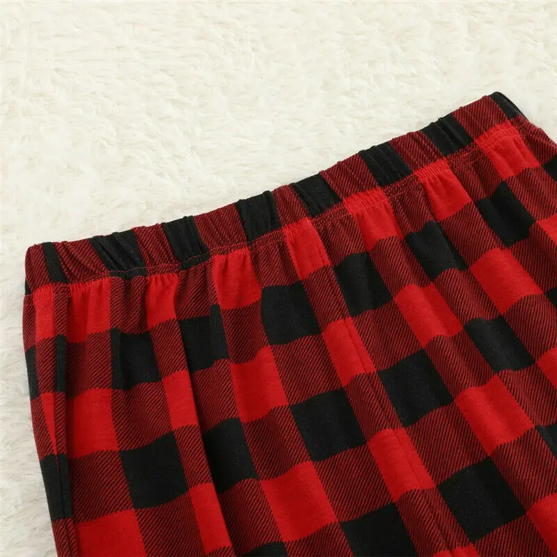 Рождественские одинаковые пижамы для всей семьи Пижамный набор Рождественская