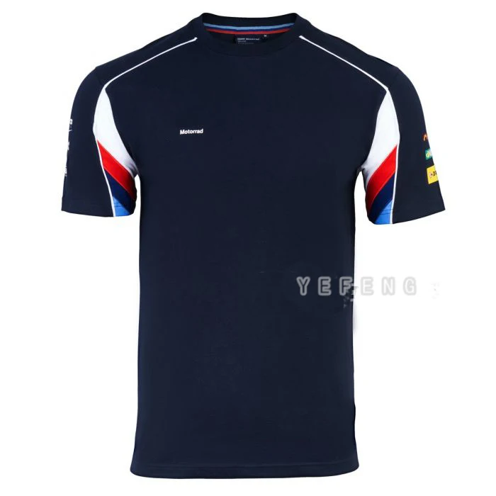 Быстросохнущая мужская летняя футболка с коротким рукавом для BMW Motorrad Мотокросс