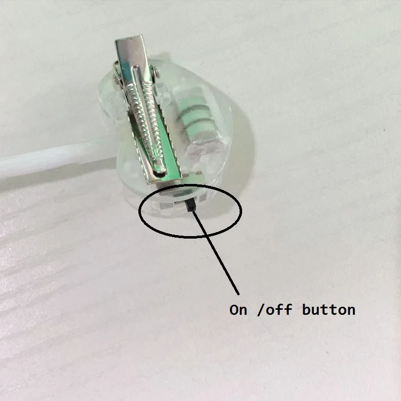 50 шт. светодиодные вечерние белые заколки для волос проволочная шпилька