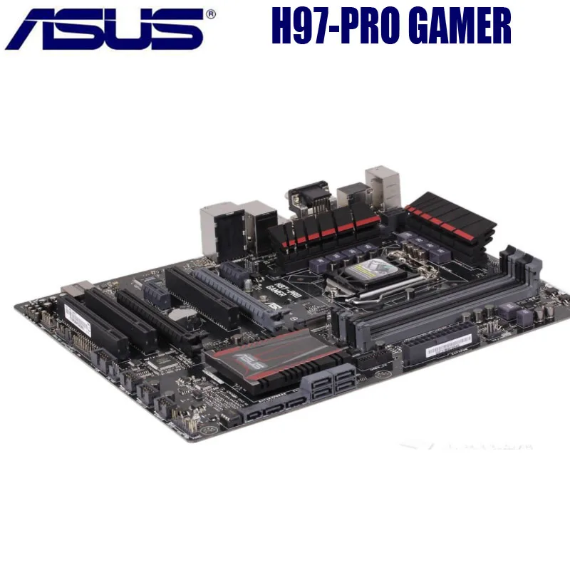 ASUS H97-PRO GAMER Motherboard LGA 1150 DDR3 Intel H97 Desktop ASUS H97 Mainboard 1150 M.2 PCI-E 3.0 i7/i5/i3 1150 Used DDR3 M.2