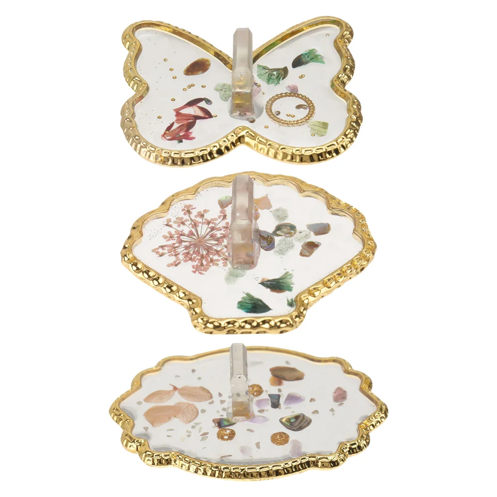 

3Pcs Nail Art Pallets Manicure Practicing Tool Board Nail Displaying Plates