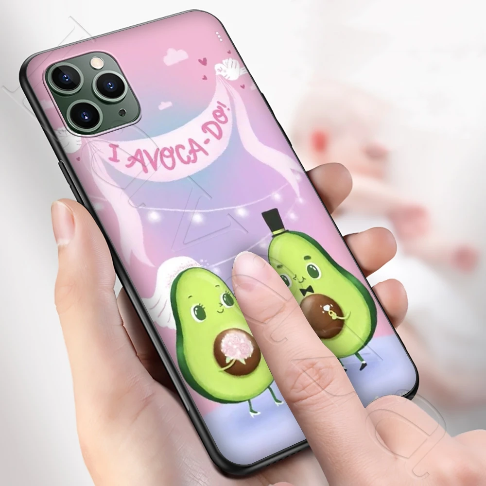 Силиконовый мягкий чехол Lavaza с изображением авокадо для iPhone 12 Mini 11 Pro XS Max XR X 8 7 6 6S