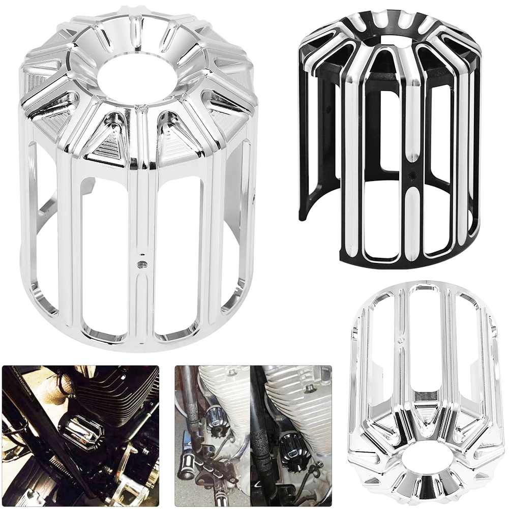 

Черная крышка масляного фильтра CNC для Harley Touring Street Electra Glide