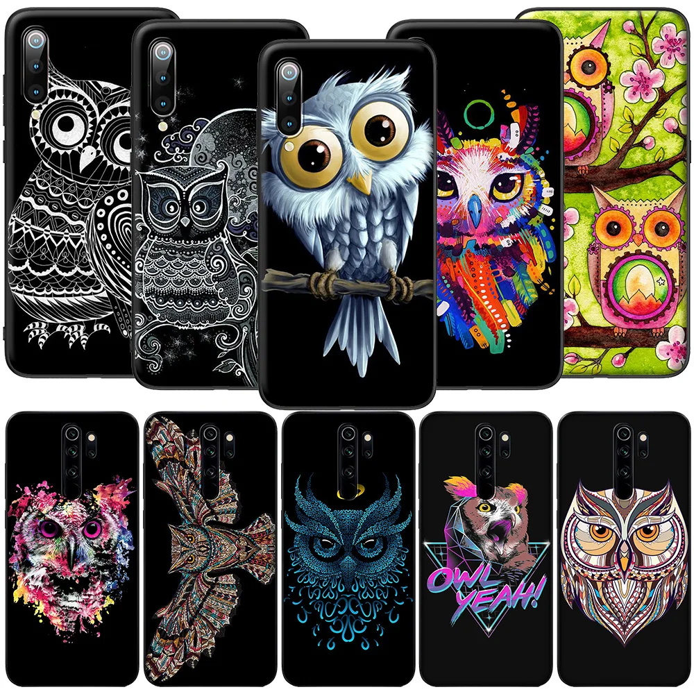Мягкий силиконовый чехол GX56 с изображением милой совы для Redmi Note 4X 5 5A Prime 6 6A 7 7A 8 8A 8T