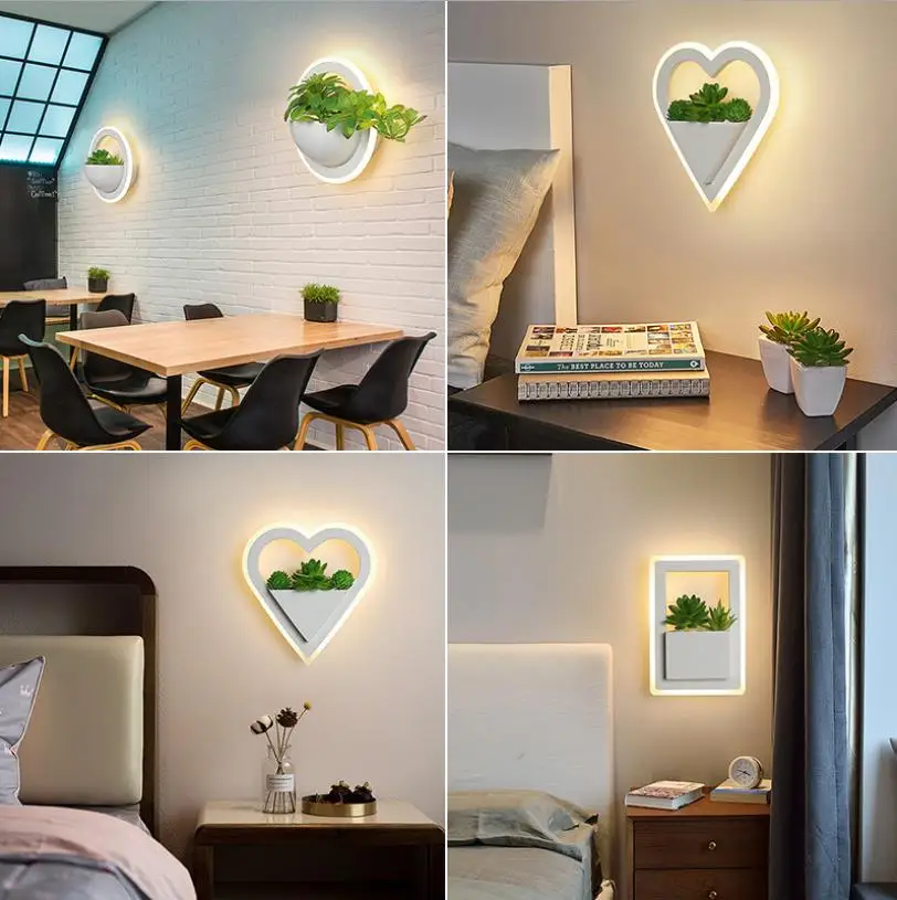 Современная светодиодная настенная лампа для гостиной спальни прикроватная