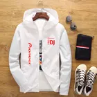 Новинка весна-лето 2020 Мужская куртка с капюшоном DJ Pioneer PRO Мужская Повседневная ветровка на молнии тонкая секционная Мужская куртка с капюшоном