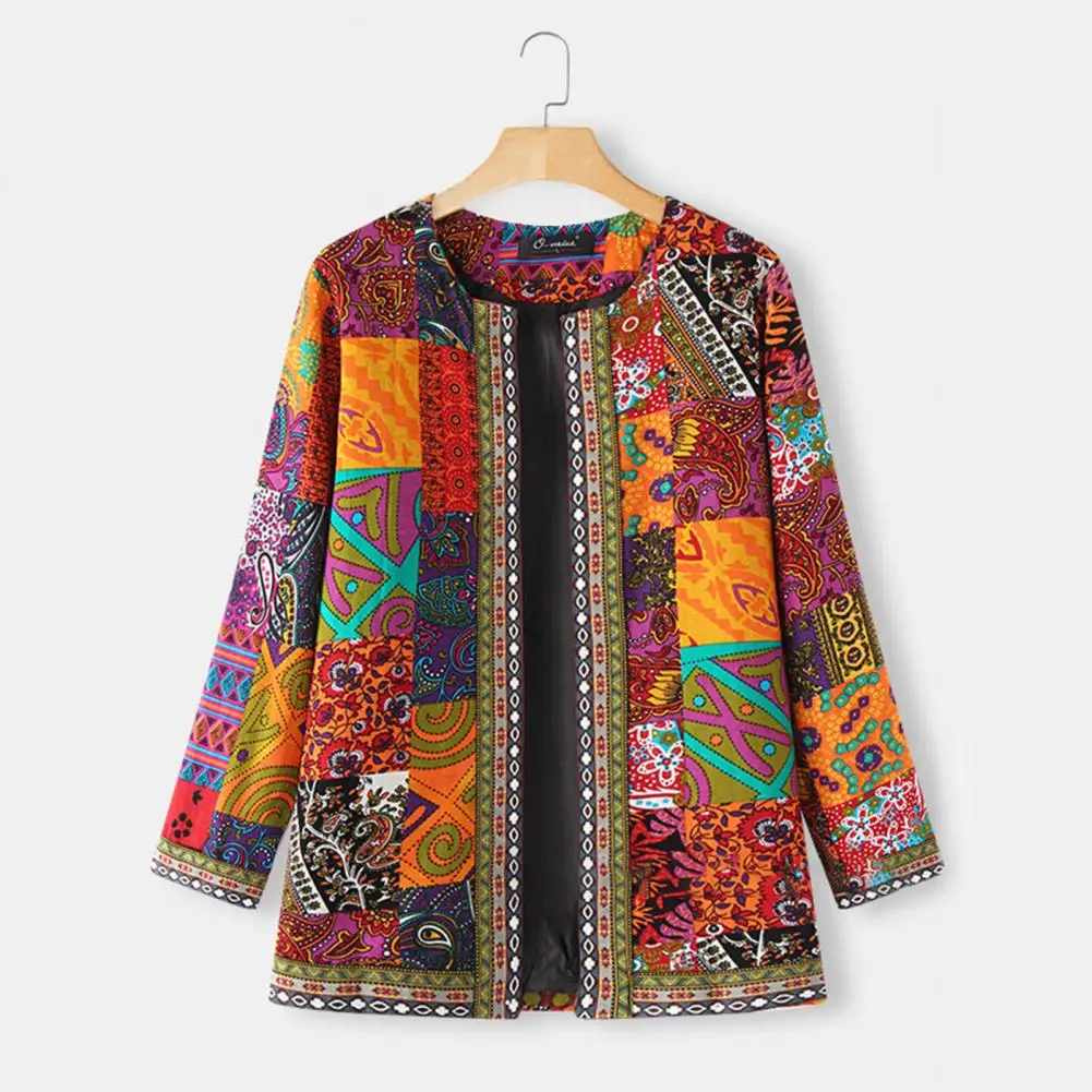 Женская куртка пальто кардиган с принтом без позиционирования Женское в