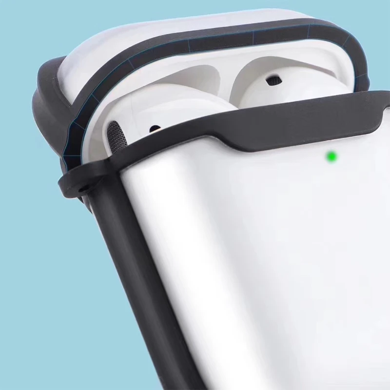 Чехол для наушников Apple AirPods 2 ТПУ чехол беспроводной Bluetooth наушники AirPods1