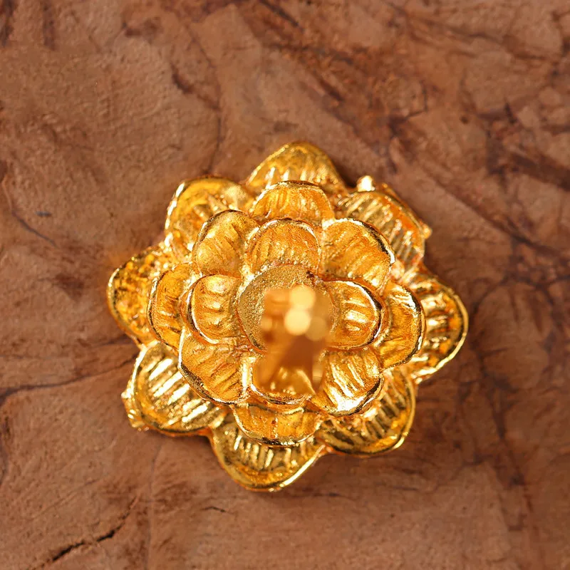 Религиозный сплав горелка для благовоний в виде лотоса катушки зажим подставка