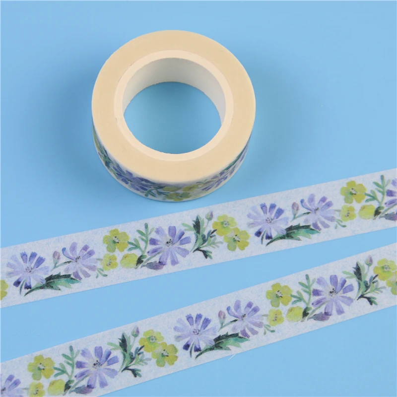 1 шт. супер красивый цветок высокое качество Washi бумага клейкой ленты &quotсделай