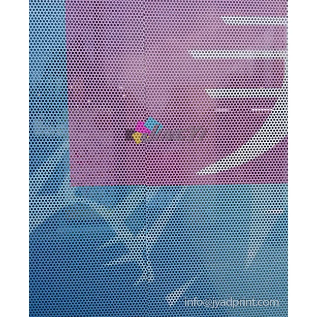 Перфорированная оконная пленка для магазина прозрачная виниловая наклейка на