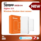 Датчик sonoff zigbee датчик двери SNZB04 ewelink приложение управление датчик окна работа с zbbridge smartthings ifttt alexa google home
