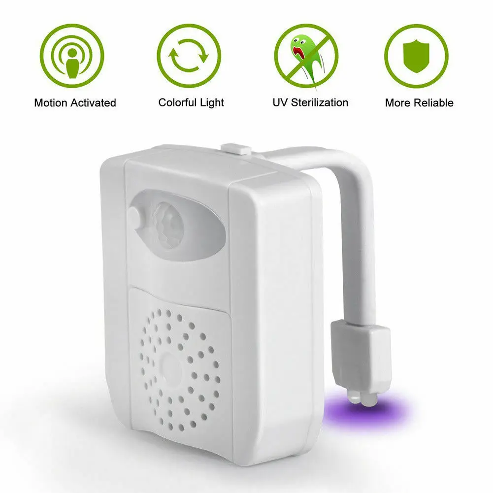 Умный туалет ночной Светильник СВЕТОДИОДНЫЙ корпус движение активирован