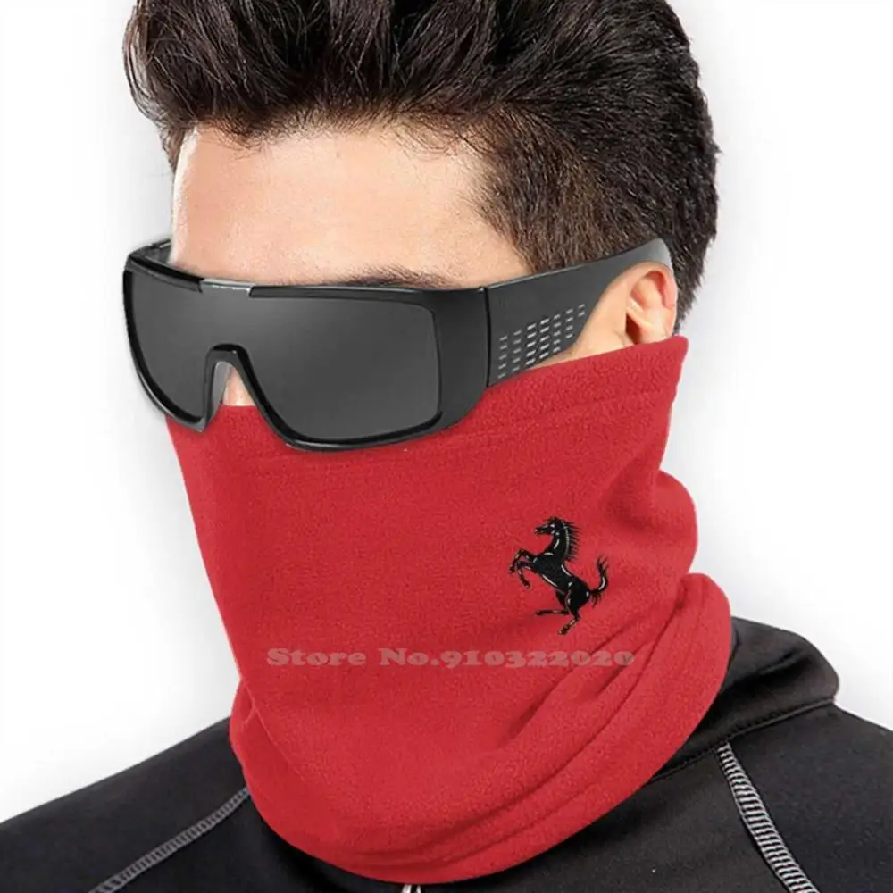 

Logo Red Face Mask Face Mask With Filter Warm Mouth Mask