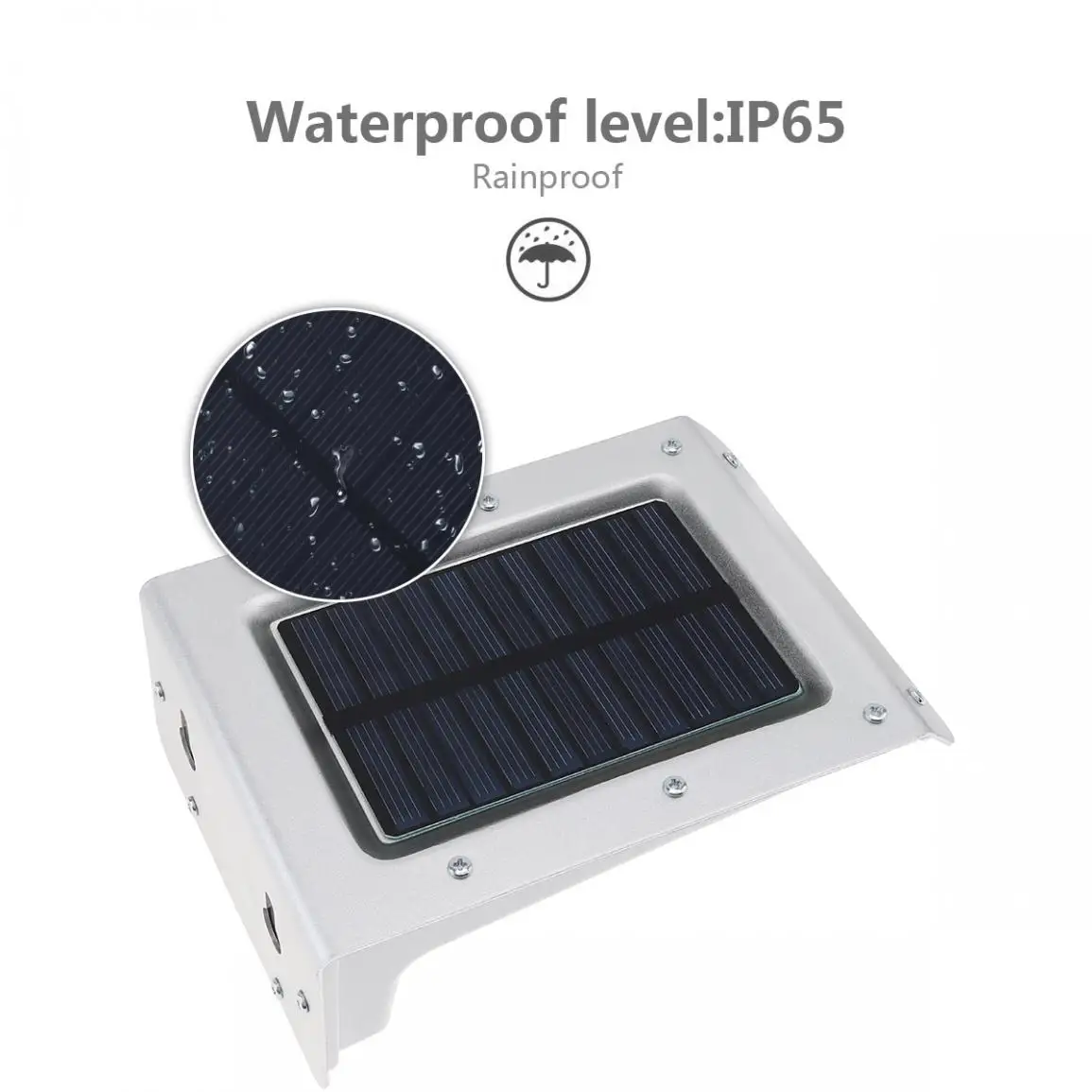 Водонепроницаемый 20 светодиодный светильник на солнечной энергии с датчиком