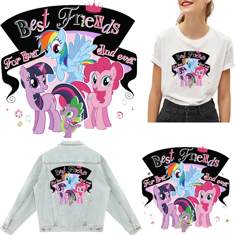 Термоклейкая нашивка с изображением пони для одежды | Дом и сад