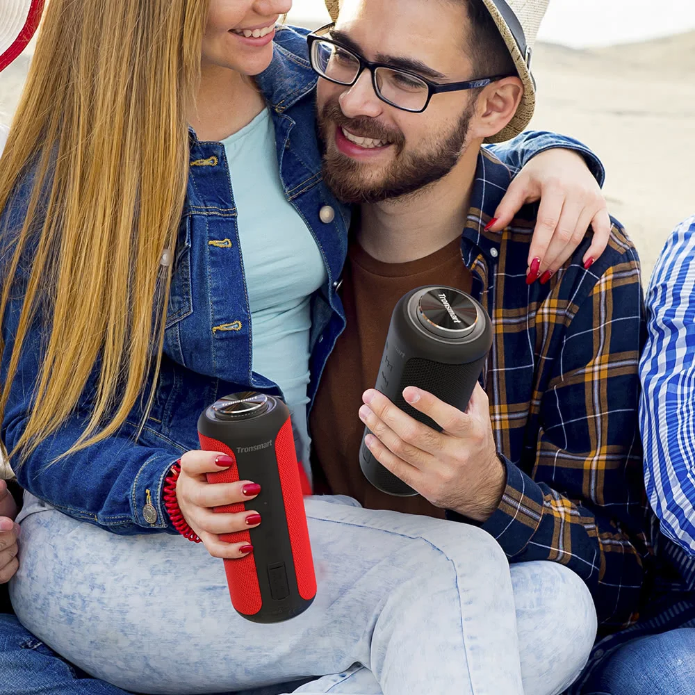 Tronsmart T6 плюс держатель серии Upgraded Bluetooth 5 0 Динамик 40 Вт Портативный динамик TWS IPX6