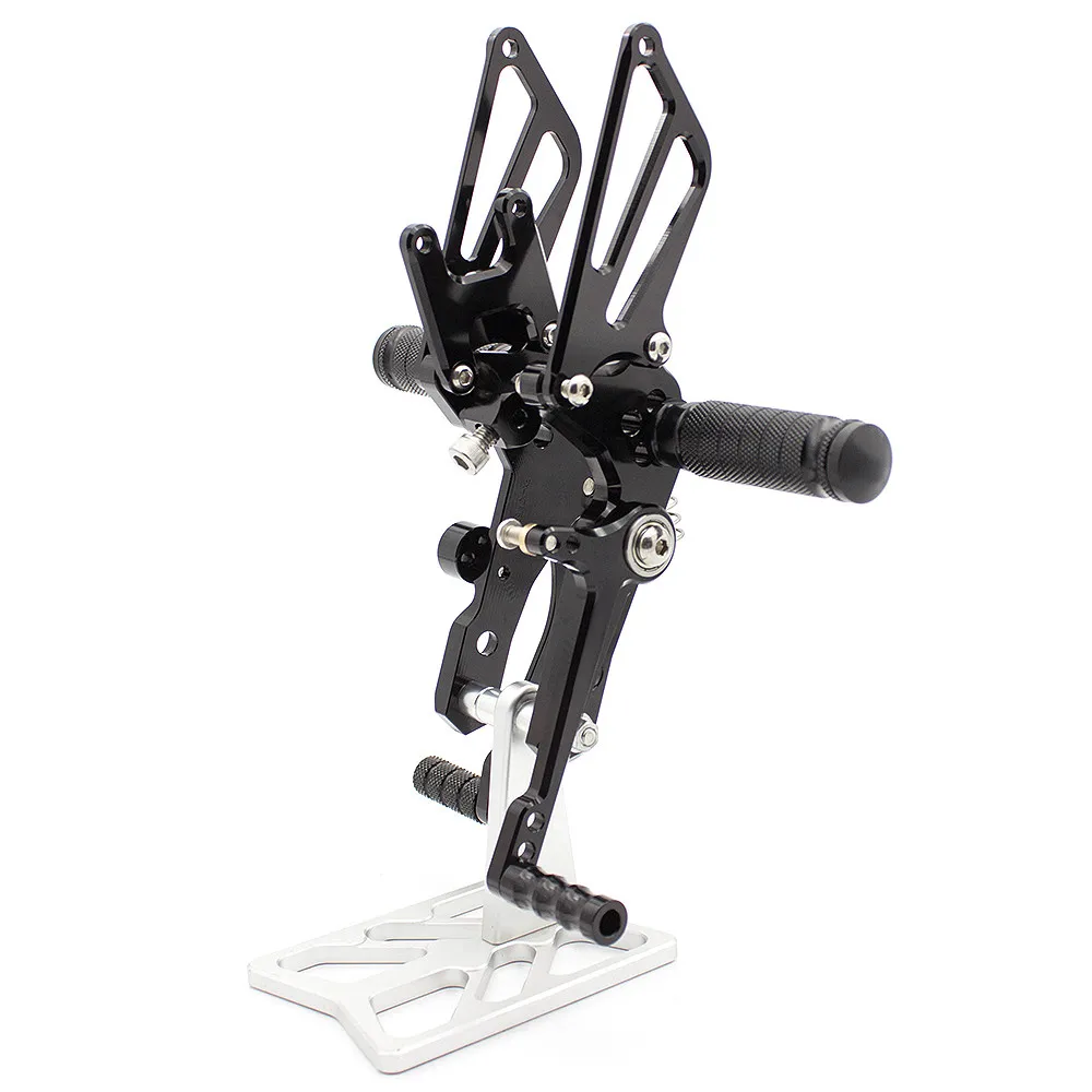 Для KTM 690 Duke 2012- CNC алюминиевый сплав Подножка для мотоцикла Подножка педаль peg Rearset задний комплект