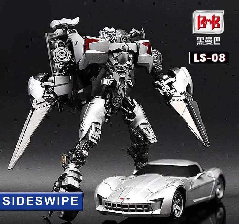 Экшн фигурка Black Mamba LS08 ls 08 transфигурная игрушка с двойным пистолетом и тонким