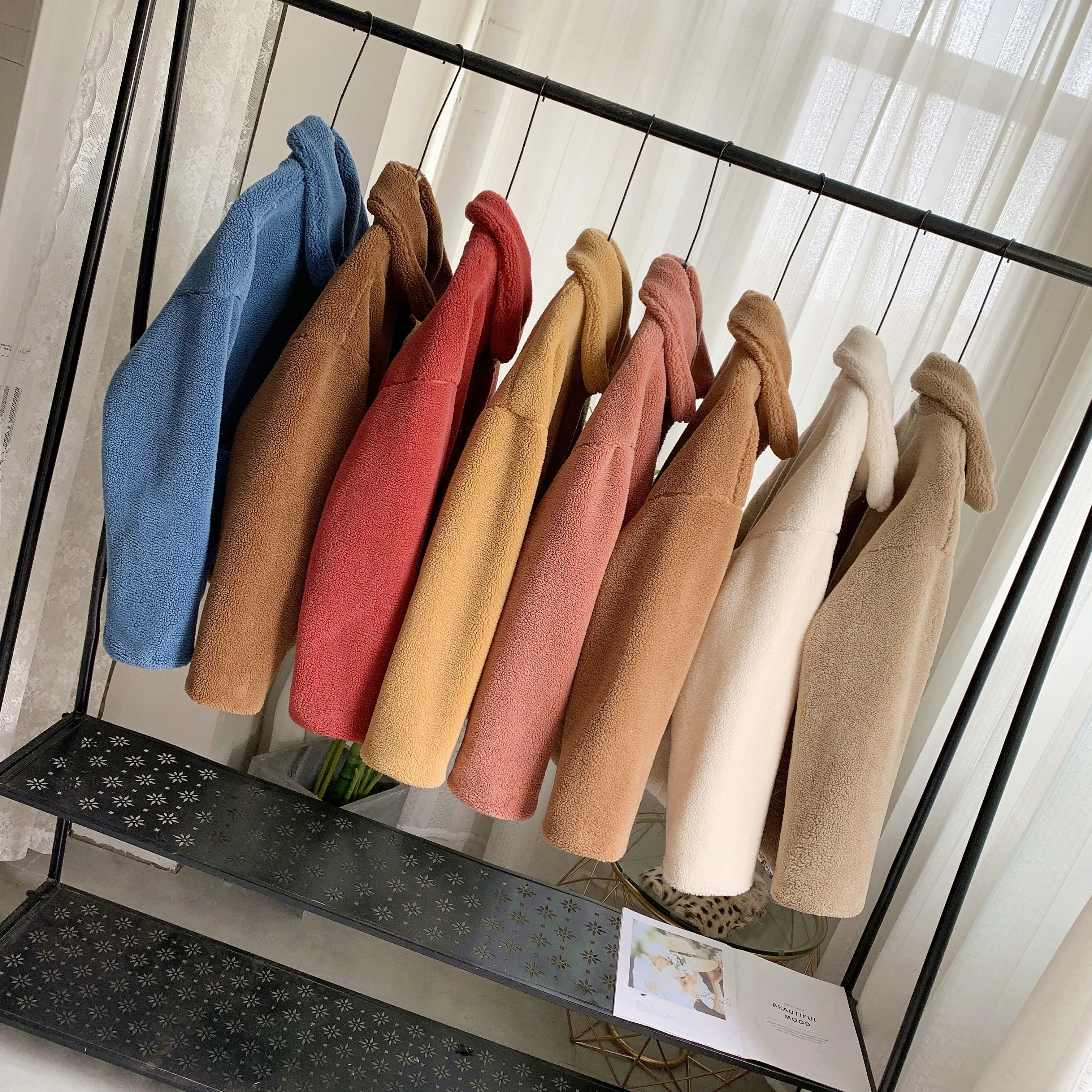 2019 зимние однобортные куртки и пальто Тедди женская верхняя одежда толстые из