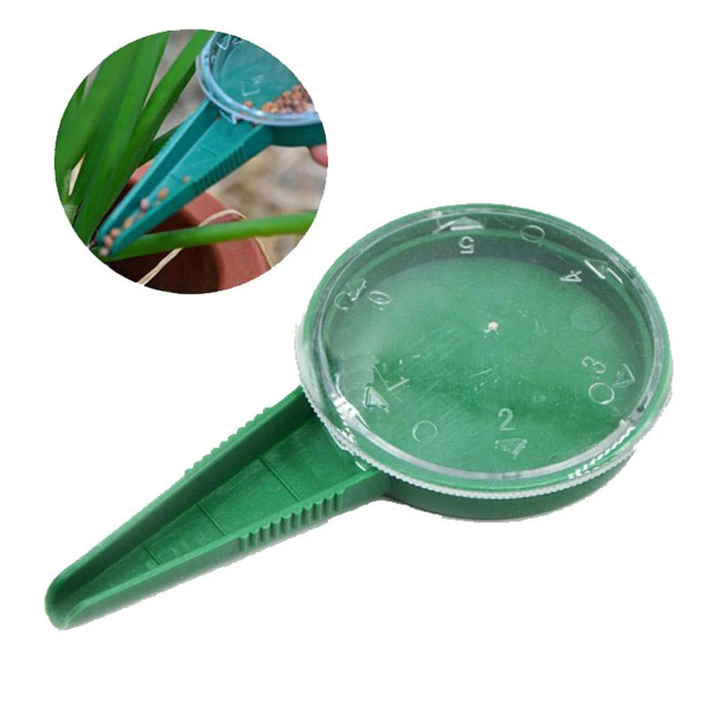 Сеялка для растений инструмент садоводства пластик садовые инструменты семена