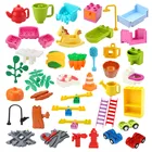 Конструктор большого размера, щетка для ванны, душевой кабины, для спальни, дивана, кухни, детской коляски, Hobbyhorse