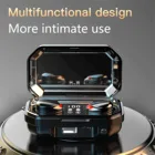 M-15 Bluetooth наушники совместимы iOS и Android гарнитура Беспроводной цифровой движения 9D стерео наушники вкладыши спортивные гарнитуры ушной раковины