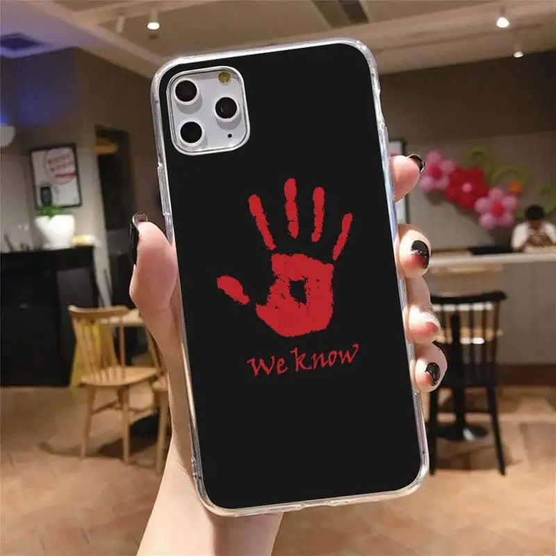 

Skyrim Dark Brotherhood Phone Case Transparent for iPhone 6 7 8 11 12 s mini pro X XS XR MAX Plus cover funda shell